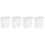 4Pcs White Plastic Laundry Powder Dispenser Organizer Storage Bucket 7