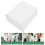 4Pcs White Plastic Laundry Powder Dispenser Organizer Storage Bucket 10