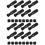 16 Pcs Plastic Foosball Handle Grip For Table Top Game Replacement 7