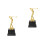 2Pcs Golden Golfing Trophy Model for Award Decoration 2