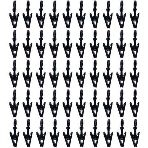 Plastic Hooks Black For Garage 150set