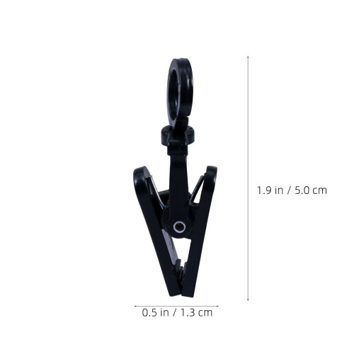 Plastic Hooks Black For Garage 150set 1