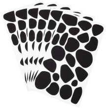 42 Sheets Of Creative Cow Felt Stickers Black Felt Decals For Diy Toys