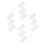 12 Pcs A6 6-Hole Undated Loose Leaf Paper Refill For Planning 9