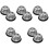10 Pcs Stainless Steel Rubber Egg Pinhole Beater 5