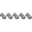10 Pcs Stainless Steel Rubber Egg Pinhole Beater 10