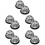 10 Pcs Stainless Steel Rubber Egg Pinhole Beater 8