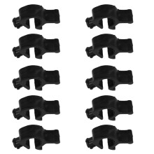 30Pcs Black Wire Clips Pe for Headlight Cable Secure Holders