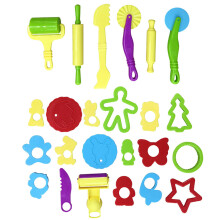 48 Pcs Plasticine Mold Toys Animal Rolling Pin Educational Set