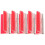25Pcs Durable Red Acrylic Piano Hinges Self-Adhesive for Small Boxes 3