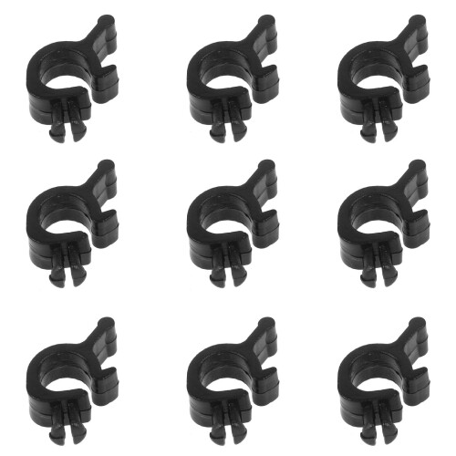 30Pcs Black Wire Clips Pe for Headlight Cable Secure Holders 2