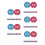 50Pcs Multi Color Plastic Student Feedback Paddles for Classroom Q&a 6
