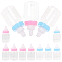 2 Pcs Baby Bottle Party Favours Decorative Candy Mini Milk Bottles