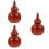 3Pcs Brown Automatic Toothpick Holder Stone Pressing Type Storage Box 7
