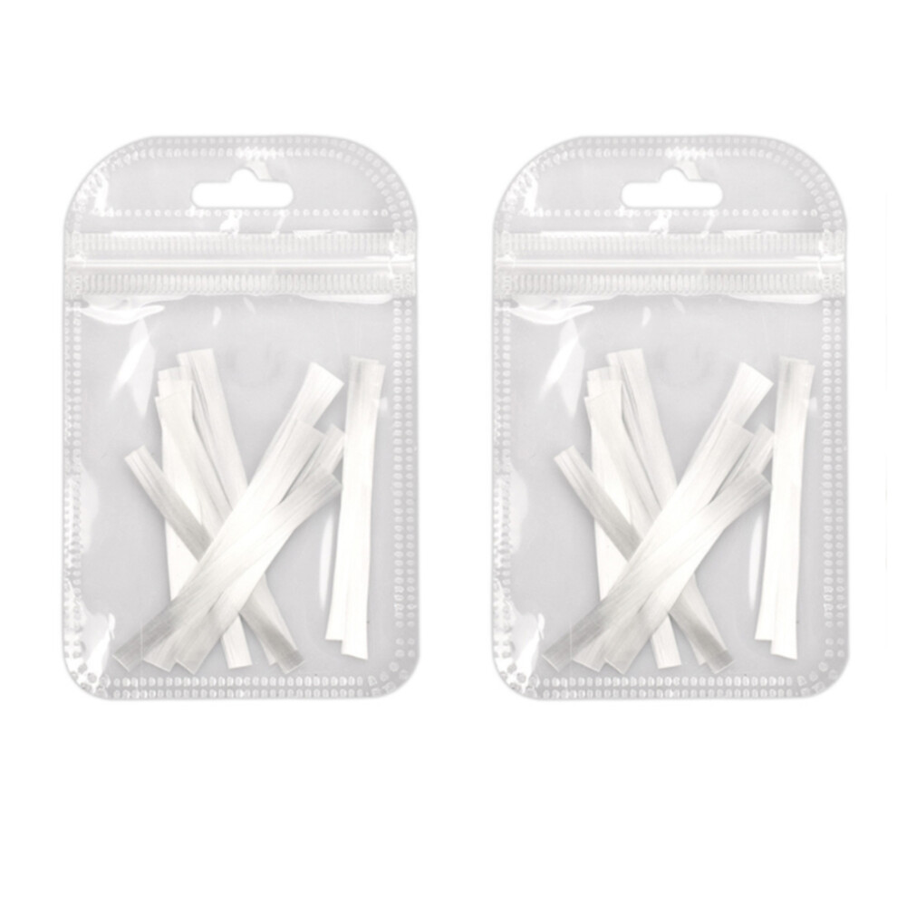 Totority White 2Pcs Premium Nail Fiber Paper For Manicure Nail Extensions Women