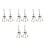 8 Pcs Blue Eye Owl Hanging Decor For Car Mirror Wind Chime 6