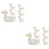 2Sets White Ceramic Chopsticks Holder Creative Kitchen Supply 6