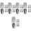 25Pcs Piglets Feeding Tools Stainless Steel Automatic Waterer Nozzles 6