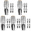 25Pcs Piglets Feeding Tools Stainless Steel Automatic Waterer Nozzles 4