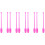 5Pairs Pink Plastic Gymnastics Sticks for Rhythmic 11