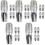 25Pcs Piglets Feeding Tools Stainless Steel Automatic Waterer Nozzles 5