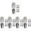 25Pcs Piglets Feeding Tools Stainless Steel Automatic Waterer Nozzles 7