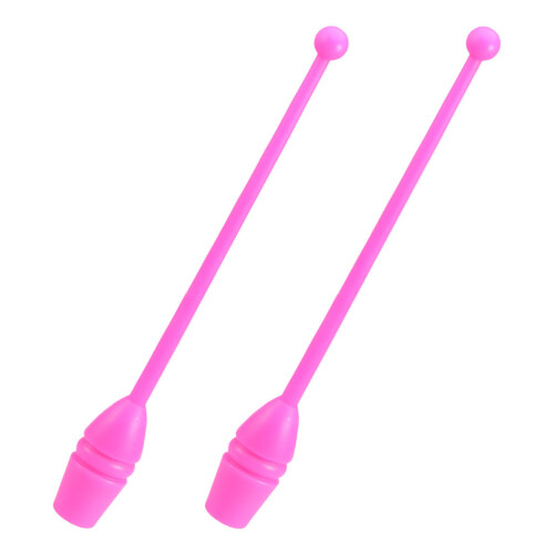 5Pairs Pink Plastic Gymnastics Sticks for Rhythmic 1