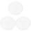 3 Pcs Diy Face Mud Abs Mold Tray For Women White 10