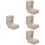 4Pcs Pu Wrist Watch Storage And Display Box 8