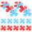96 Pcs Ship Model Propellers Four- Mini Fans Accessories 2