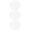3 Pcs Diy Face Mud Abs Mold Tray For Women White 4
