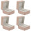 4Pcs Pu Wrist Watch Storage And Display Box 7