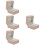 4Pcs Pu Wrist Watch Storage And Display Box 9