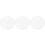 3 Pcs Diy Face Mud Abs Mold Tray For Women White 8