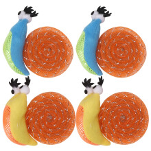 Animal Motif Cat Toy, Promotes Positive Chewing Behavior with Grinding Claw Feature and Soft Plush Toy Texture, Cute Snail Shape Scratch Toy for
