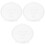 3 Pcs Diy Face Mud Abs Mold Tray For Women White 9