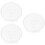 3 Pcs Diy Face Mud Abs Mold Tray For Women White 5