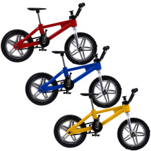 9 Pcs Miniature Finger Mountain Bike Model Toy Alloy