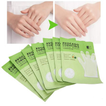 Hand Mask Moisturizing Gloves with Avocado for Deep Hydration and of Dry Cracked Hands