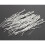 100 pcs. Silver plated hat pins with ball 20 mm. long 1