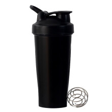 ZKCCNUK Protein Wobble Bottle Sipper For Gym 600 Ml Wobble Black