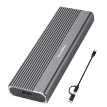 Obudowa dysku SSD JIXOPN M.2NVMe/NGFF Gen2, 10 Gb/s, przenośna obudowa dysku twardego SATA, typ C, typ C, typ C, USB A