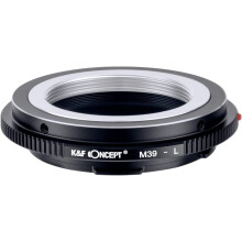 Objektivadapter M39-L manuell fokus kompatibel med Leica M39-objektiv till L-fattning kamerahus