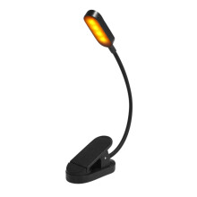 Nabíjateľná LED lampa na knihu s 3 teplotami farieb, nastaviteľným jasom, výdržou viac ako 20 hodín, USB lampa na čítanie