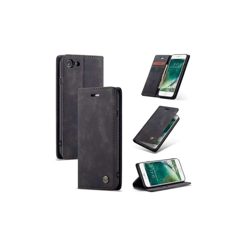 Caseme Vintage Compatible With Iphone Se 2020 Case - Black 9773935433793