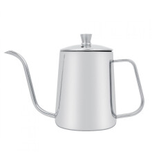 Coffee Pot - VIFER 550ML Stainless Steel Long Gooseneck Coffee Drip Pot for Home Kitchen Coffee Shop