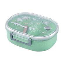 Wyprzedaż gadżetów kuchennych! Lunchbox ze słomy pszennej z uchwytem na telefon, do mikrofalówki, przenośny – prezenty dla studentów i