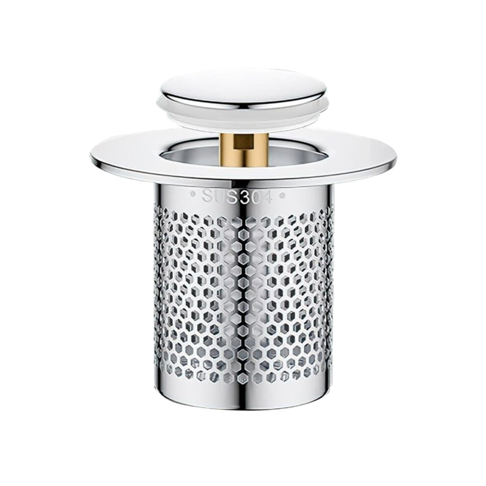 Stainless Steel Floor Drain Filter, Bathtub Sink Strainer Up Compatible With Kitchen Bathroom, Rustproof 9773935435131