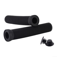 Bike Handlebar Grips ShockAbsorbing Soft TPR AntiSlip for 22.2mm Bars White and Blue
