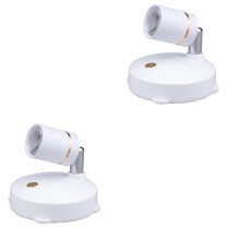 Conjunto de 2 Refletores de Destaque Internos com Carregamento USB para Iluminação de Vitrines